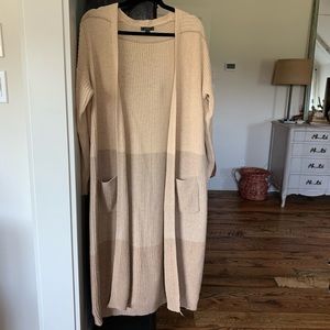 Long Cardigan w/ Pockets NWOT